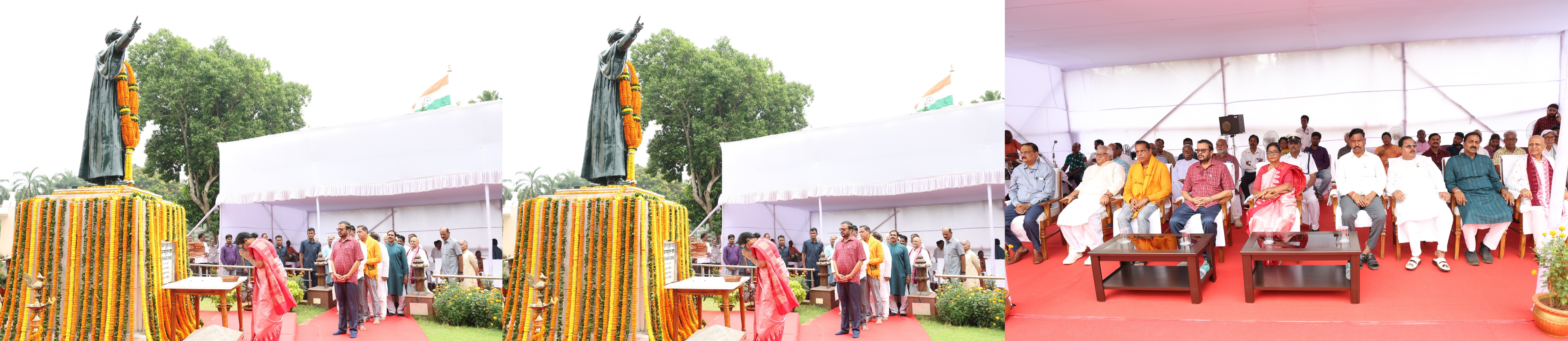 Floral Tribute on the 178th Birth Anniversary of Utkal Gourav Madhusud...